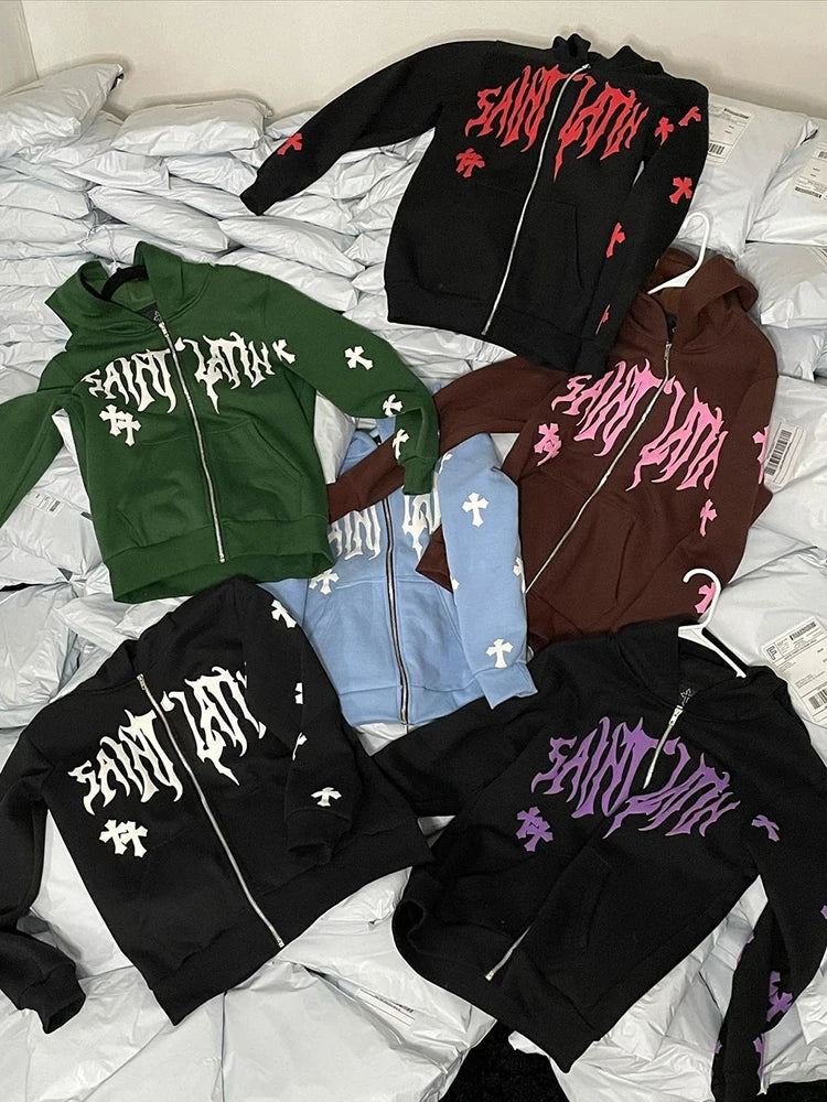 Hoodie Zip Up Sweatshirt