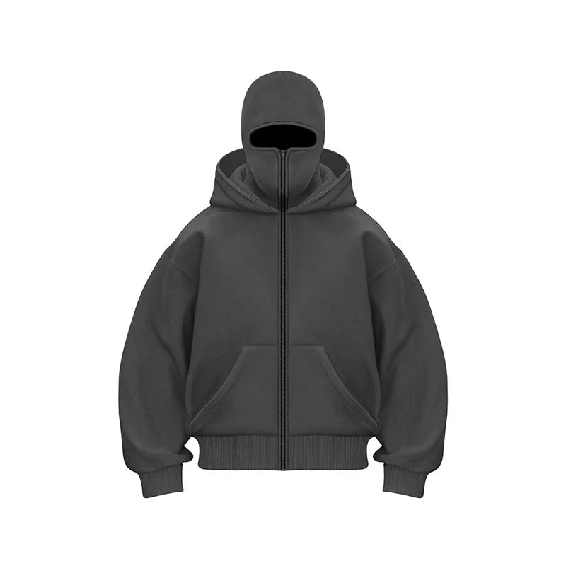 Mask Jacket Coat Oversized