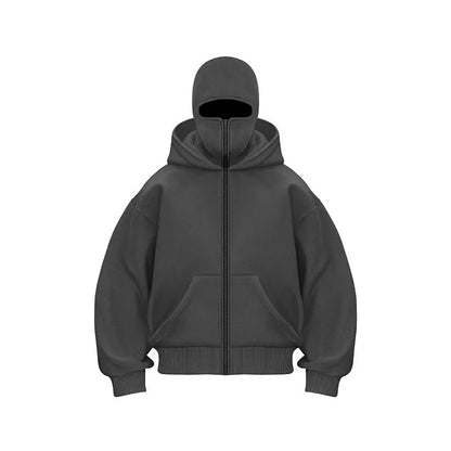 Mask Jacket Coat Oversized