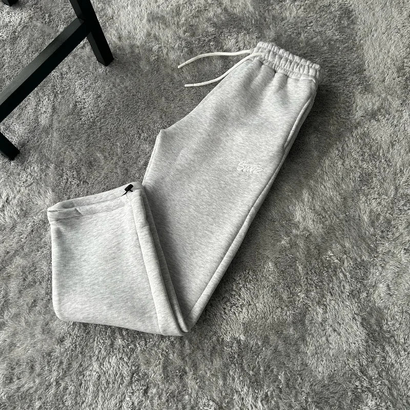 loose straight led trackpants