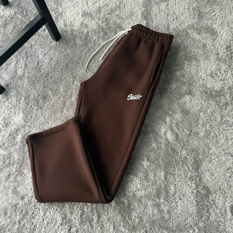 loose straight led trackpants