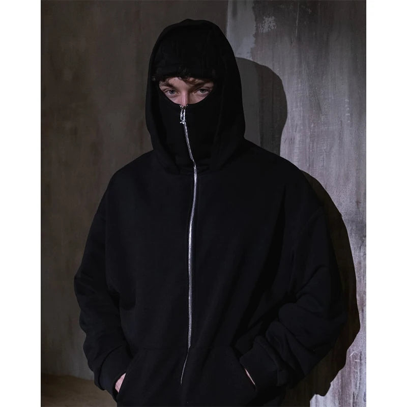 Mask Jacket Coat Oversized