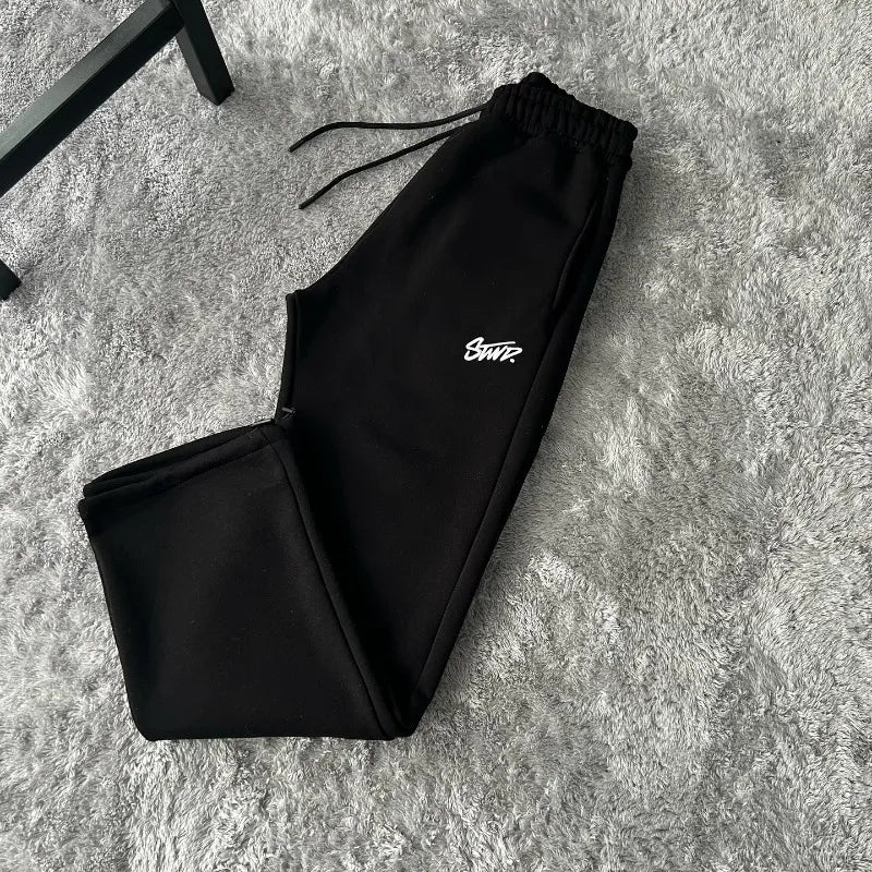 loose straight led trackpants